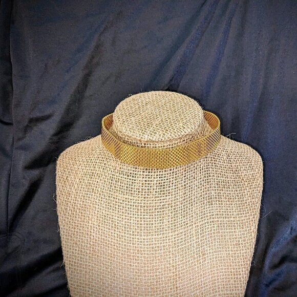 Gold Designer Choker Necklace - Picture 8 of 8